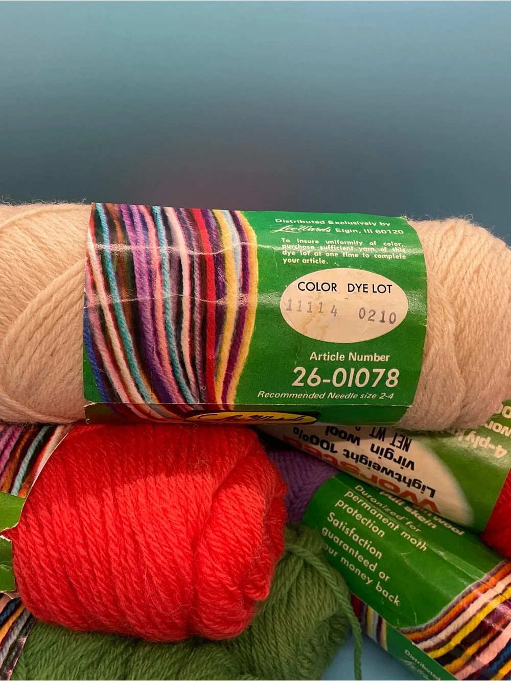 Lee Wards seven skeins